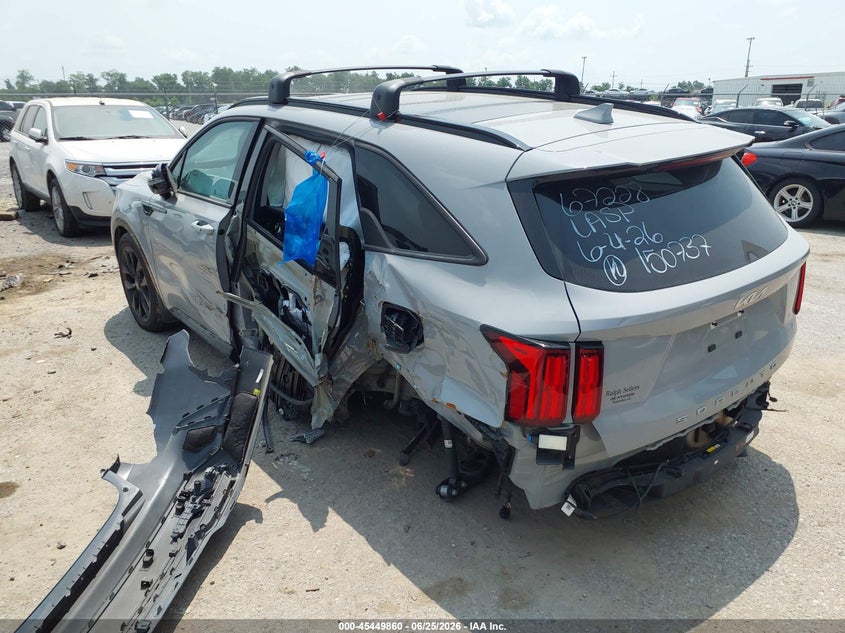 2022 Kia Sorento VIN 5XYRK4LF6NG150737 IAAI salvage auction — REAR END, Salvage (Louisiana), sold $4,600 on 2026-07-31 (photo 3)