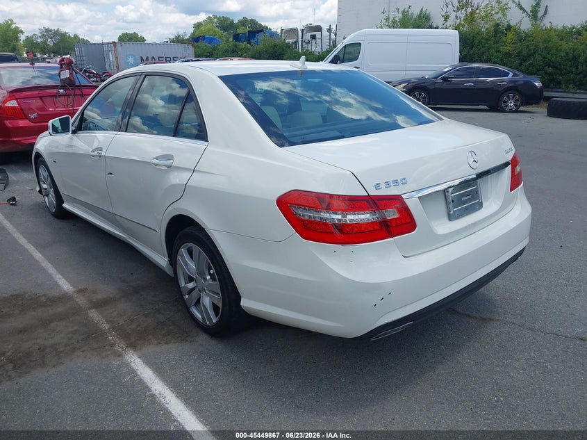 2011 Mercedes-benz E-class VIN WDDHF2EB9BA471316 IAAI salvage auction — NORMAL WEAR, Clear (South Carolina), sold $475 on 2026-07-29 (photo 3)