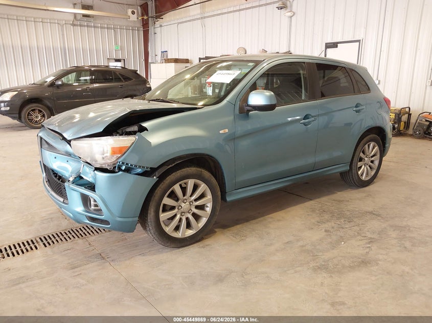 2011 Mitsubishi Outlander sport VIN JA4AR4AU4BZ001941 IAAI salvage auction — NORMAL WEAR, Clear (Utah), sold $300 on 2026-07-29 (photo 2)