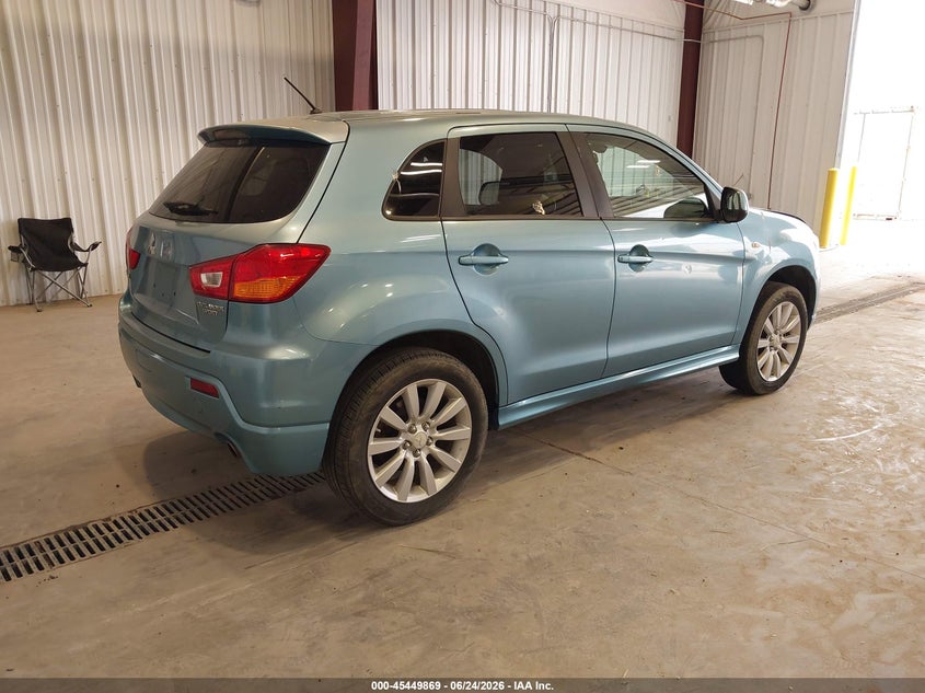 2011 Mitsubishi Outlander sport VIN JA4AR4AU4BZ001941 IAAI salvage auction — NORMAL WEAR, Clear (Utah), sold $300 on 2026-07-29 (photo 4)