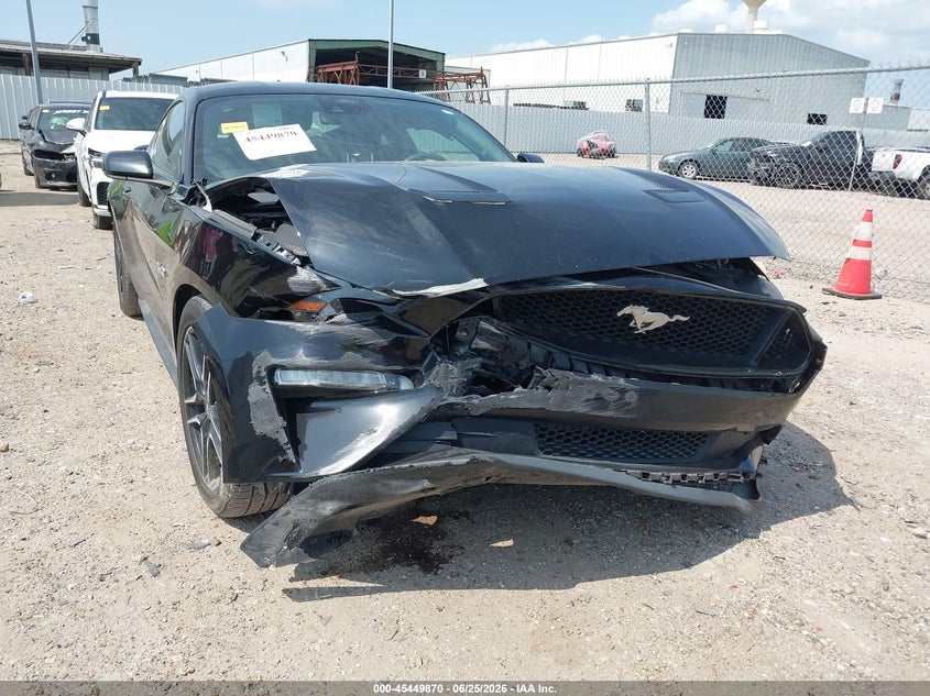 2022 Ford Mustang VIN 1FA6P8CF5N5133292 IAAI salvage auction — FRONT & REAR, Original (Texas), sold $7,800 on 2026-08-21 (photo 6)