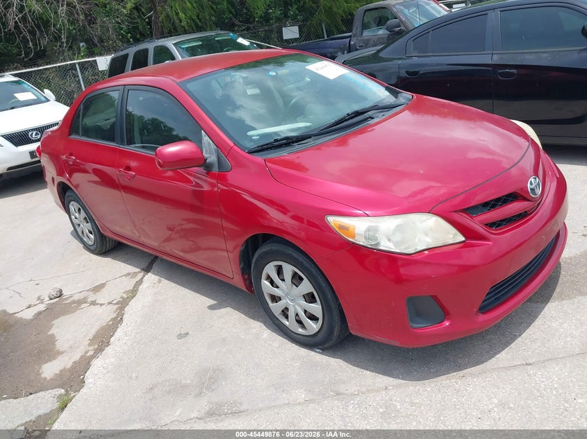 2011 Toyota Corolla VIN JTDBU4EE5BJ100276 IAAI salvage auction — NORMAL WEAR, Original (Texas), sold $2,550 on 2026-07-06 (photo 1)
