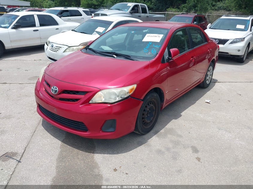 2011 Toyota Corolla VIN JTDBU4EE5BJ100276 IAAI salvage auction — NORMAL WEAR, Original (Texas), sold $2,550 on 2026-07-06 (photo 2)