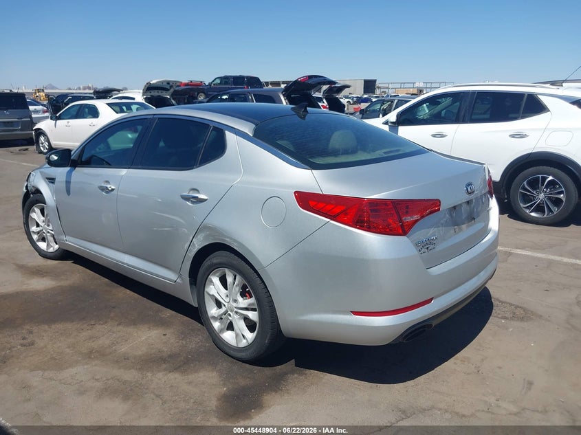 2013 Kia Optima VIN 5XXGN4A74DG151558 IAAI salvage auction — LEFT FRONT, Salvage (Arizona), sold $1,100 on 2026-07-15 (photo 3)