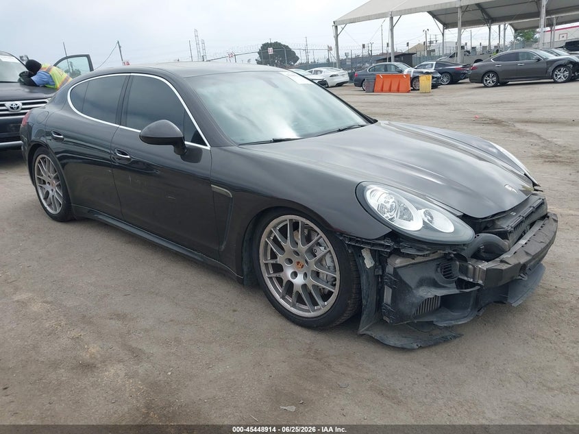 2014 Porsche Panamera VIN WP0AB2A71EL055598 IAAI salvage auction — FRONT END, Salvage (California), sold $6,000 on 2026-08-02 (photo 1)