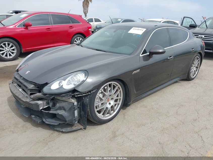 2014 Porsche Panamera VIN WP0AB2A71EL055598 IAAI salvage auction — FRONT END, Salvage (California), sold $6,000 on 2026-08-02 (photo 2)