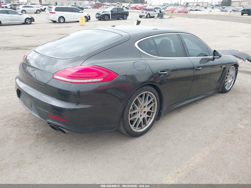 2014 Porsche Panamera VIN WP0AB2A71EL055598 IAAI salvage auction — FRONT END, Salvage (California), sold $6,000 on 2026-08-02 (photo 4)