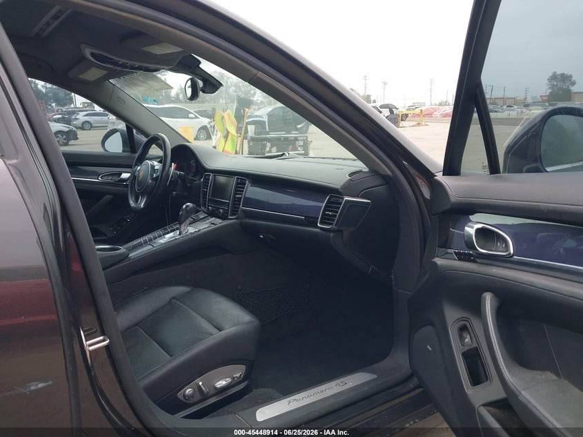2014 Porsche Panamera VIN WP0AB2A71EL055598 IAAI salvage auction — FRONT END, Salvage (California), sold $6,000 on 2026-08-02 (photo 5)