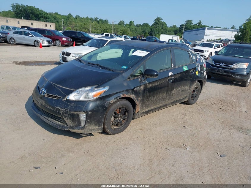 2012 Toyota Prius VIN JTDKN3DU1C5407180 IAAI salvage auction — NORMAL WEAR, Original (New Hampshire), sold $550 on 2026-07-29 (photo 2)