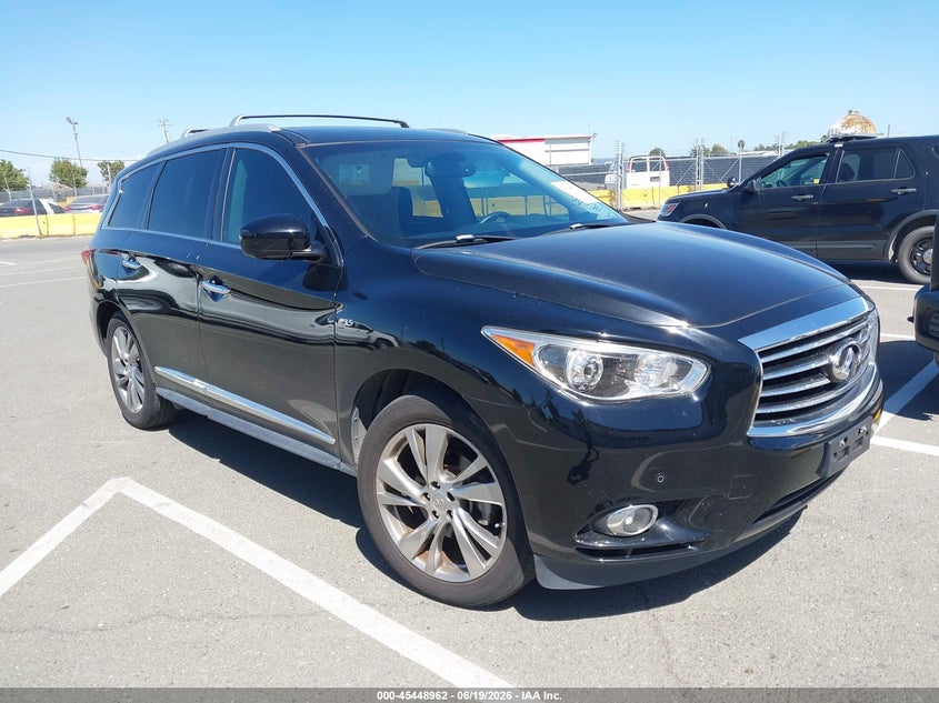 2014 Infiniti Qx60 VIN 5N1AL0MNXEC551653 IAAI salvage auction — UNKNOWN, Clear - Dealer Only (California), sold $1,000 on 2026-07-09 (photo 1)