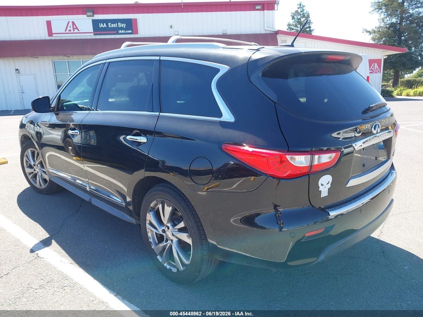2014 Infiniti Qx60 VIN 5N1AL0MNXEC551653 IAAI salvage auction — UNKNOWN, Clear - Dealer Only (California), sold $1,000 on 2026-07-09 (photo 3)