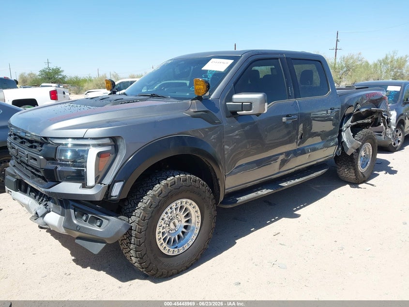 2024 Ford F-150 VIN 1FTFW1RG2RFB69252 IAAI salvage auction — REAR END, Salvage Title, sold $35,950 on 2026-07-20 (photo 2)