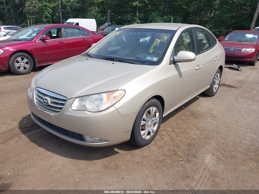 2010 Hyundai Elantra VIN KMHDU4AD5AU975680 IAAI salvage auction — NORMAL WEAR, Clear (Maryland), sold $300 on 2026-07-29 (photo 2)