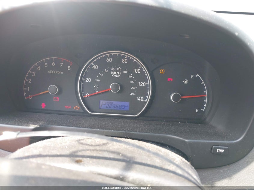 2010 Hyundai Elantra VIN KMHDU4AD5AU975680 IAAI salvage auction — NORMAL WEAR, Clear (Maryland), sold $300 on 2026-07-29 (photo 7)