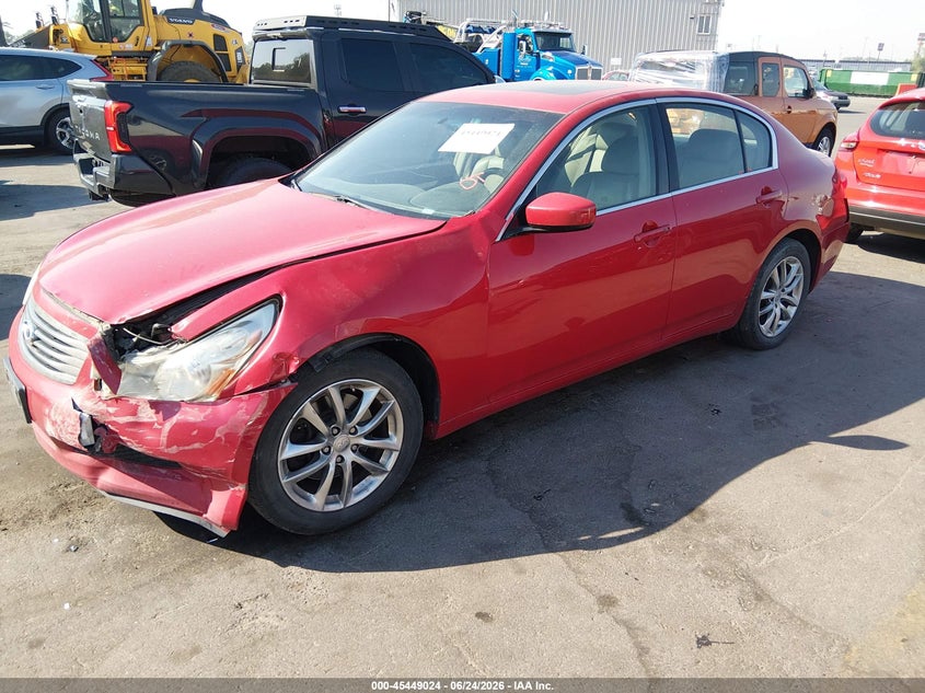 2009 Infiniti G37 VIN JNKCV61F59M353956 IAAI salvage auction — LEFT FRONT, Salvage (Utah), sold $350 on 2026-07-30 (photo 2)