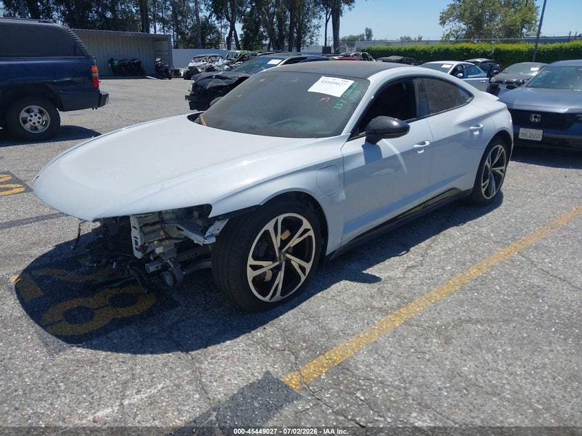 2024 Audi E-tron gt VIN WAUEJBFW2R7002117 IAAI salvage auction — FRONT END, Salvage (California), sold $22,925 on 2026-09-22 (photo 2)