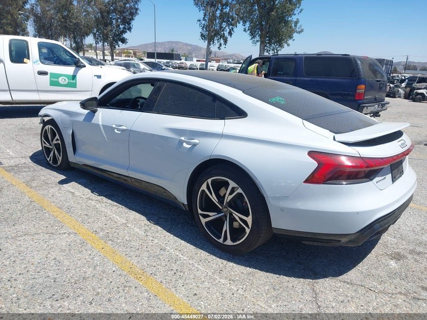2024 Audi E-tron gt VIN WAUEJBFW2R7002117 IAAI salvage auction — FRONT END, Salvage (California), sold $22,925 on 2026-09-22 (photo 3)