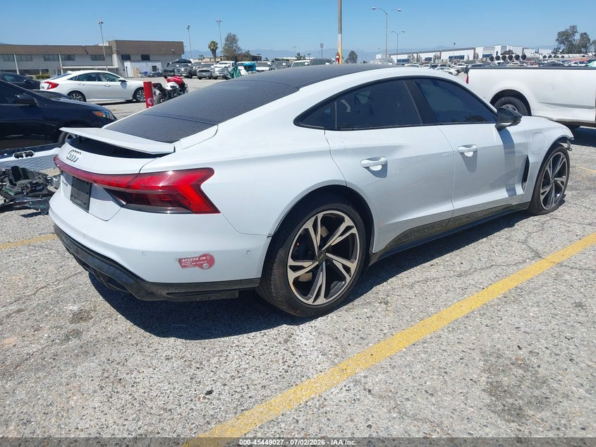 2024 Audi E-tron gt VIN WAUEJBFW2R7002117 IAAI salvage auction — FRONT END, Salvage (California), sold $22,925 on 2026-09-22 (photo 4)
