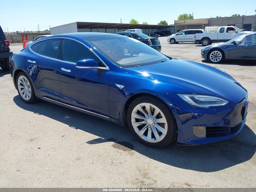 2016 Tesla Model s VIN 5YJSA1E25GF154219 IAAI salvage auction — FRONT END, Salvage Title, sold $3,850 on 2026-07-23 (photo 1)