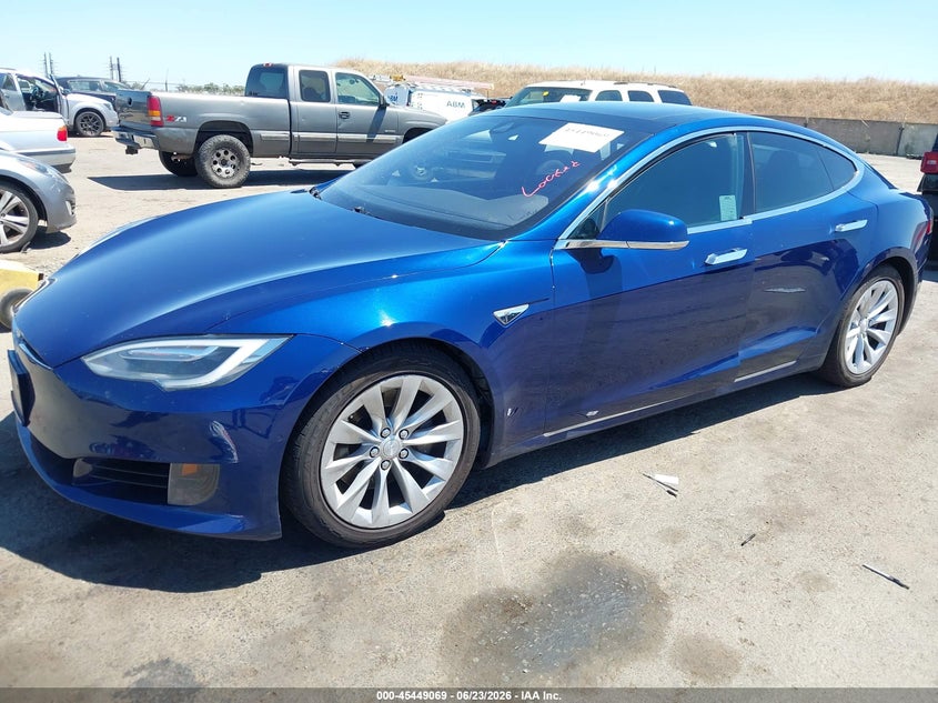2016 Tesla Model s VIN 5YJSA1E25GF154219 IAAI salvage auction — FRONT END, Salvage Title, sold $3,850 on 2026-07-23 (photo 2)