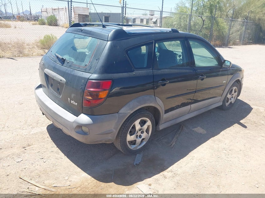 2005 Pontiac Vibe VIN 5Y2SL63855Z459712 IAAI salvage auction — NORMAL WEAR, Clear-Dealer Only (Arizona), sold $425 on 2026-07-09 (photo 4)