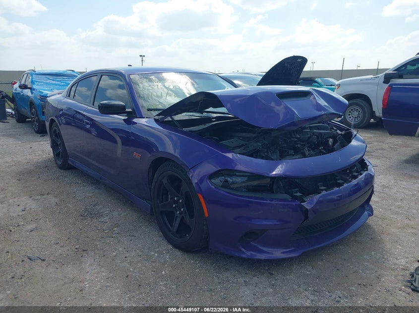 2023 Dodge Charger VIN 2C3CDXGJ3PH639220 IAAI salvage auction — FRONT END, Salvage Title, sold $12,000 on 2026-09-14 (photo 1)