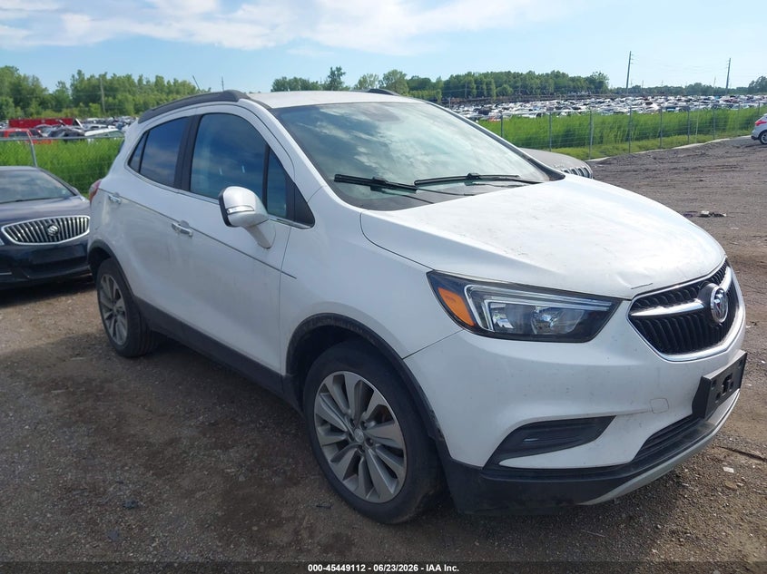 2017 Buick Encore VIN KL4CJASB2HB098750 IAAI salvage auction — NORMAL WEAR, Clear (Michigan), sold $1,250 on 2026-07-16 (photo 1)