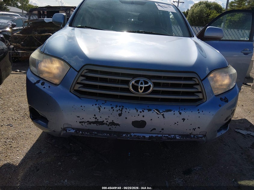 2010 Toyota Highlander VIN 5TDBK3EH8AS015069 IAAI salvage auction — NORMAL WEAR, Clear (Indiana), sold $1,125 on 2026-07-21 (photo 6)