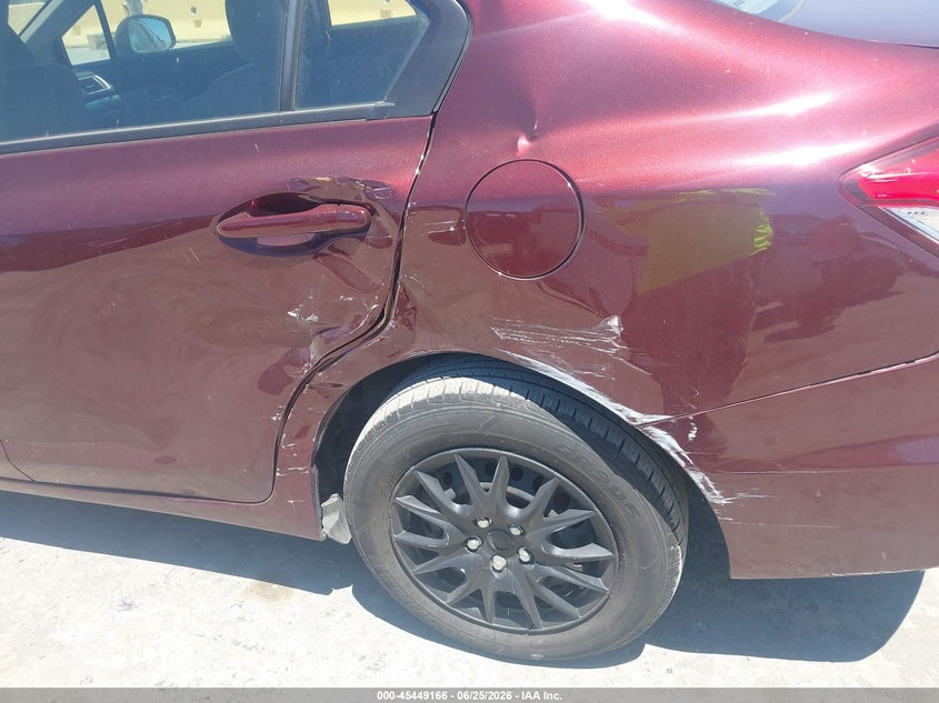 2013 Honda Civic VIN 19XFB2F56DE290776 IAAI salvage auction — NORMAL WEAR, Clear - Dealer Only (California), sold $2,250 on 2026-07-09 (photo 6)