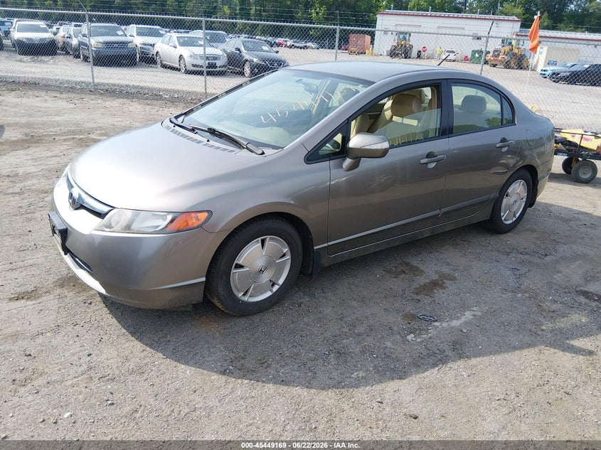 2006 Honda Civic hybrid VIN JHMFA36266S011713 IAAI salvage auction — NORMAL WEAR, Regular (South Dakota), sold $500 on 2026-07-17 (photo 2)