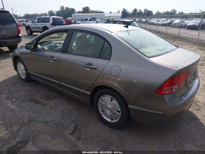 2006 Honda Civic hybrid VIN JHMFA36266S011713 IAAI salvage auction — NORMAL WEAR, Regular (South Dakota), sold $500 on 2026-07-17 (photo 3)