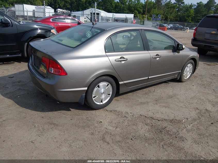2006 Honda Civic hybrid VIN JHMFA36266S011713 IAAI salvage auction — NORMAL WEAR, Regular (South Dakota), sold $500 on 2026-07-17 (photo 4)