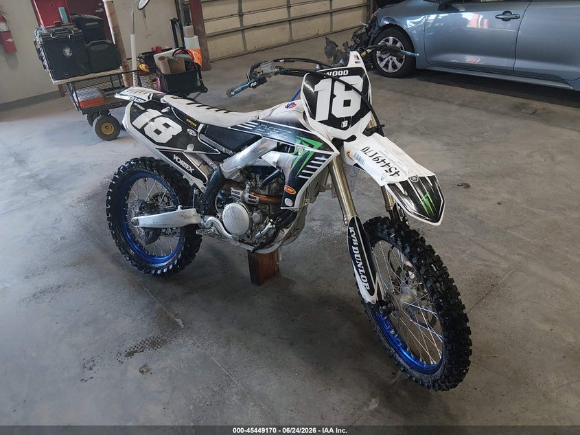 2022 Yamaha Yz VIN JYACG40C2NA025800 IAAI salvage auction — ALL OVER, Salvage (Idaho), sold $2,500 on 2026-07-28 (photo 1)