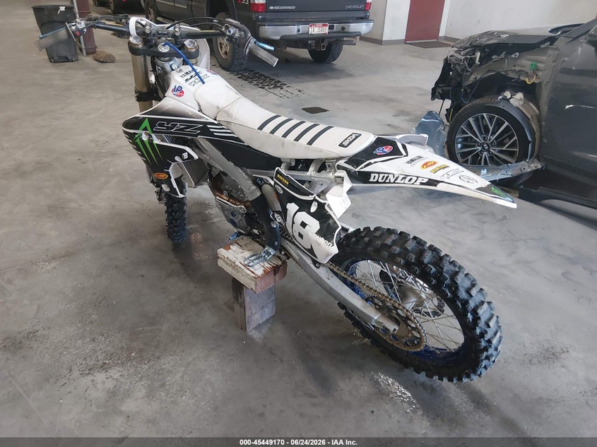 2022 Yamaha Yz VIN JYACG40C2NA025800 IAAI salvage auction — ALL OVER, Salvage (Idaho), sold $2,500 on 2026-07-28 (photo 3)