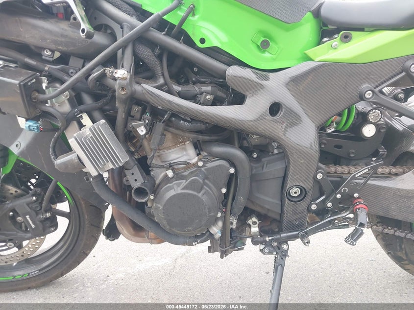 2023 Kawasaki Zx VIN ML5ZXCS17PDA00488 IAAI salvage auction — LEFT & RIGHT, Salvage (California), sold $2,500 on 2026-07-15 (photo 9)