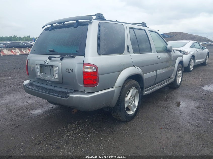 2001 Infiniti Qx4 VIN JNRDR09Y51W214965 IAAI salvage auction — NORMAL WEAR, Clear (New York), sold $425 on 2026-07-14 (photo 4)