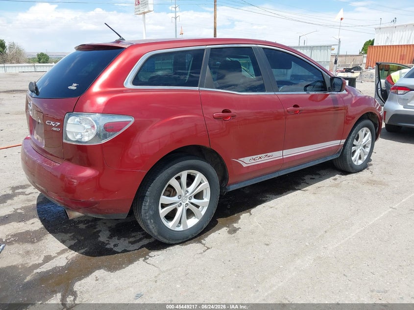 2010 Mazda Cx-7 VIN JM3ER4W32A0329988 IAAI salvage auction — REAR END, Clear (New Mexico), sold $550 on 2026-07-06 (photo 4)
