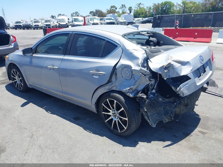 2013 Acura Ilx VIN 19VDE1F54DE021287 IAAI salvage auction — NORMAL WEAR, Salvage Title - Dealer (California), sold $725 on 2026-07-09 (photo 3)