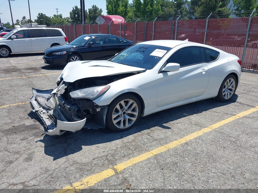 2013 Hyundai Genesis VIN KMHHT6KD5DU094965 IAAI salvage auction — FRONT END, Salvage (California), sold $675 on 2026-07-07 (photo 2)