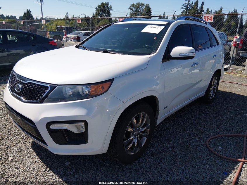 2012 Kia Sorento VIN 5XYKWDA26CG302874 IAAI salvage auction — REAR END, Bill Of Sale (Washington), sold $2,050 on 2026-07-11 (photo 2)