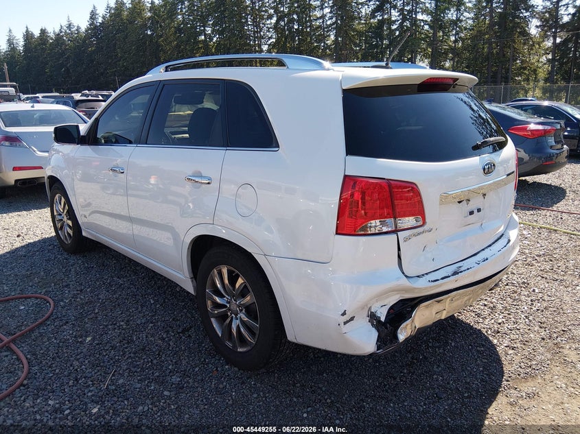 2012 Kia Sorento VIN 5XYKWDA26CG302874 IAAI salvage auction — REAR END, Bill Of Sale (Washington), sold $2,050 on 2026-07-11 (photo 3)