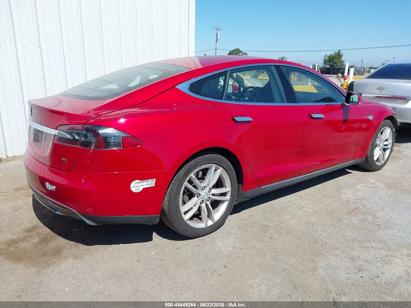2014 Tesla Model s VIN 5YJSA1H13EFP67469 IAAI salvage auction — FRONT END, Salvage (California), sold $4,050 on 2026-07-23 (photo 4)