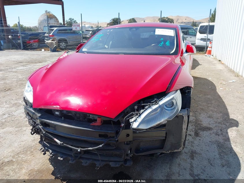 2014 Tesla Model s VIN 5YJSA1H13EFP67469 IAAI salvage auction — FRONT END, Salvage (California), sold $4,050 on 2026-07-23 (photo 6)