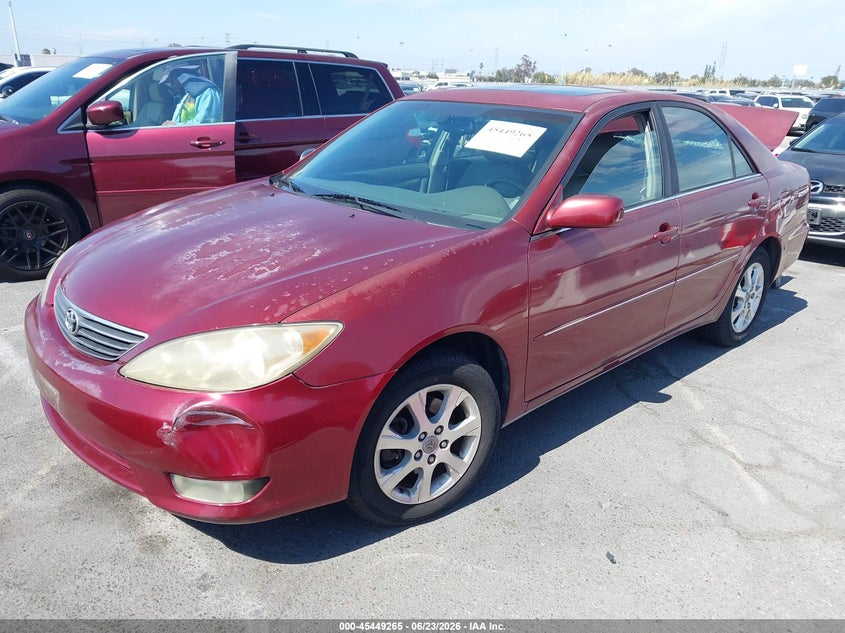 2005 Toyota Camry VIN JTDBF32K650162438 IAAI salvage auction — REAR END, Salvage (California), sold $350 on 2026-07-09 (photo 2)