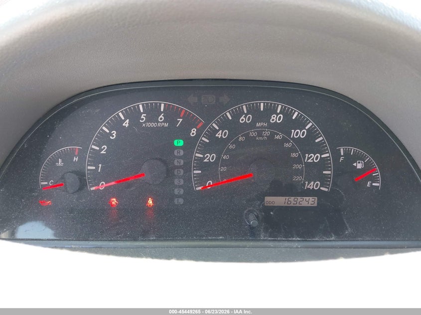 2005 Toyota Camry VIN JTDBF32K650162438 IAAI salvage auction — REAR END, Salvage (California), sold $350 on 2026-07-09 (photo 7)