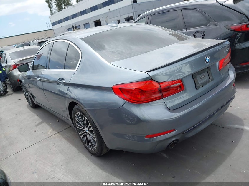 2018 BMW 5er VIN WBAJA5C59JWA57091 IAAI salvage auction — REAR END, Salvage Certificate (California), sold $6,400 on 2026-07-22 (photo 3)