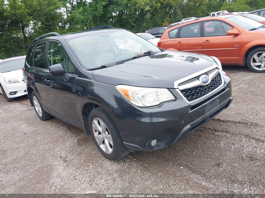 2015 Subaru Forester VIN JF2SJARC8FH521598 IAAI salvage auction — NORMAL WEAR, Clear (Indiana), sold $450 on 2026-07-29 (photo 1)