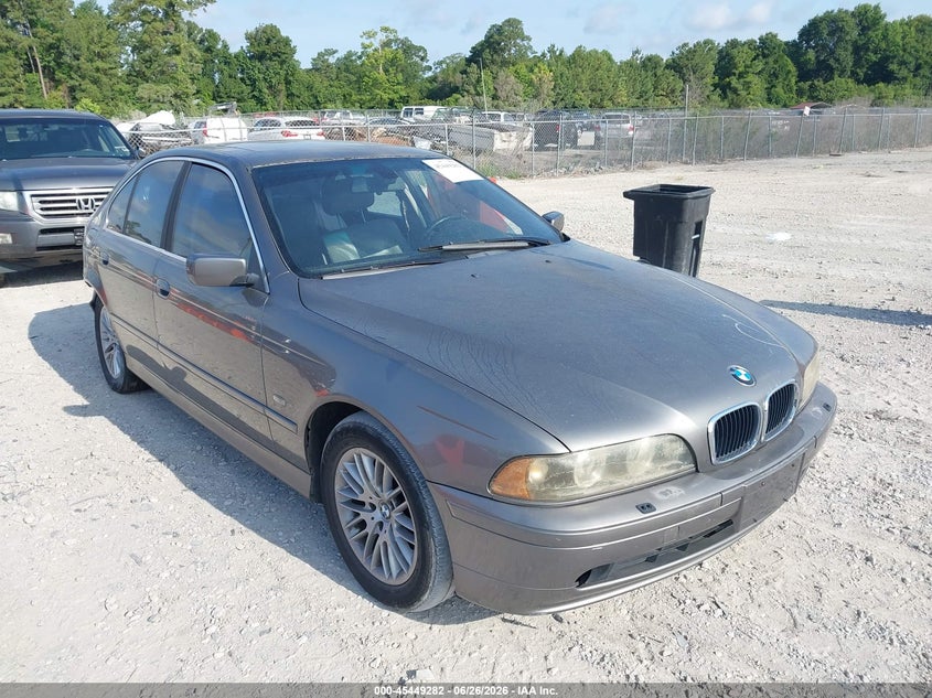2003 BMW 5 series VIN WBADT63443CK29923 IAAI salvage auction — REAR END, Salvage (North Carolina), sold $325 on 2026-08-04 (photo 1)