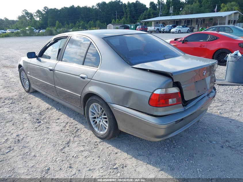 2003 BMW 5 series VIN WBADT63443CK29923 IAAI salvage auction — REAR END, Salvage (North Carolina), sold $325 on 2026-08-04 (photo 3)