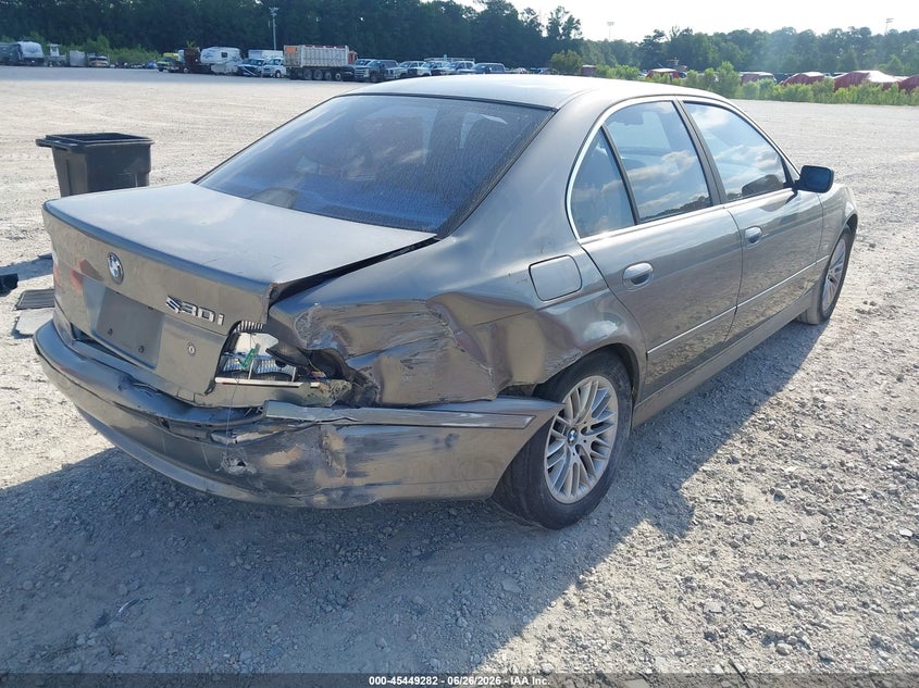 2003 BMW 5 series VIN WBADT63443CK29923 IAAI salvage auction — REAR END, Salvage (North Carolina), sold $325 on 2026-08-04 (photo 4)